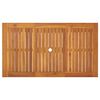 vidaXL Table de jardin 140x80x74 cm Bois d'acacia massif