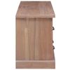 vidaXL Meuble TV 120x30x40 cm Bois de teck massif