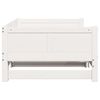 vidaXL Lit Pull-out de Jour Blanc 203,5 x 184 x 56,5 cm
