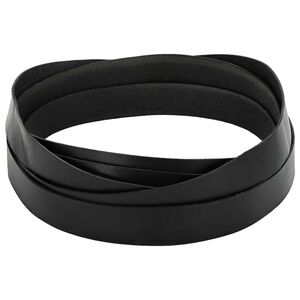 vidaXL Sangle en Cuir Noir 200 x 3,5 cm Cuir