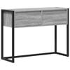 vidaXL Table d'appoint Gris Sonoma 100 x 36 x 75 cm Bois d'ing&eacute;nierie