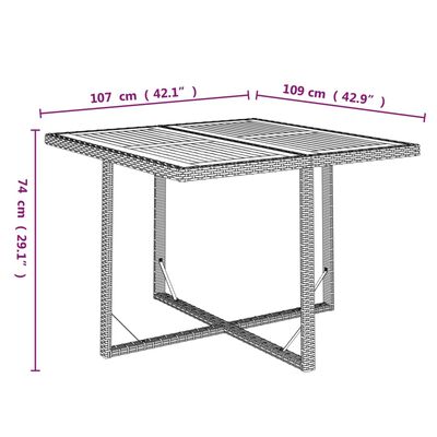 vidaXL Ensemble à dîner de jardin avec coussins 5 pcs poly rotin noir