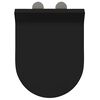 vidaXL Si&egrave;ge de toilette R&eacute;glable Noir 50 x 36,5 x 5 cm Polypropyl&egrave;ne