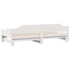 vidaXL Lit de jour et lit gigogne sans matelas 90x200 cm bois massif