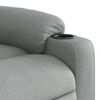 vidaXL Fauteuil inclinable Gris clair Tissu