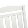 vidaXL Chaise &agrave; bascule 2 pcs Blanc 92 x 70 x 108 cm Poly&eacute;thyl&egrave;ne