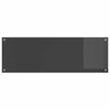 vidaXL Protection de cuisine Gris fonc&eacute; 120 x 40 x 0,6 cm verre tremp&eacute;