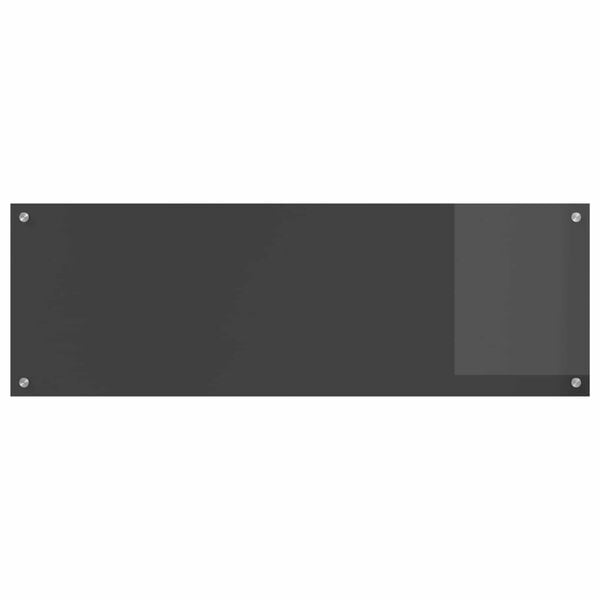vidaXL Protection de cuisine Gris fonc&eacute; 120 x 40 x 0,6 cm verre tremp&eacute;