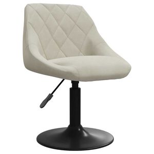 vidaXL Tabouret de bar Cr&egrave;me Velours