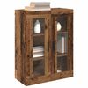 vidaXL Armoires Murailles 2 pcs Bois ancien 69,5 x 34 x 90 cm