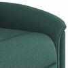 vidaXL Fauteuil inclinable Vert foncé Tissu