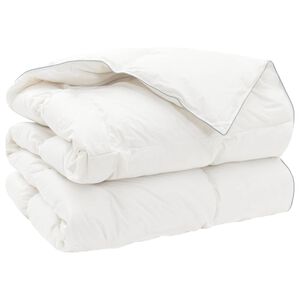 vidaXL Couette FULDA 200 x 240 cm 4 saisons 210 GSM Blanc