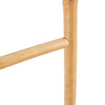 vidaXL Échelle à serviettes 5 échelons Bambou 150 cm