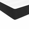 vidaXL Matelas &agrave; ressorts ensach&eacute;s pour enfants fermet&eacute; moyenne noir 80x160 cm velours