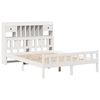 vidaXL Lit biblioth&egrave;que sans matelas blanc 160x200 cm bois pin massif