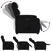 vidaXL Fauteuil inclinable Noir Similicuir