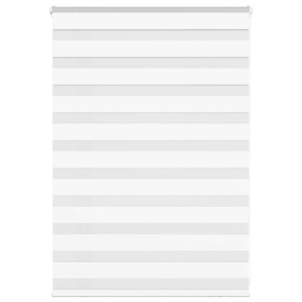 vidaXL Store z&egrave;bre blanc 110x100 cm largeur du tissu 105,9cm polyester