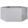 vidaXL Jardini&egrave;re hexagone 104x90x45 cm acier galvanis&eacute;
