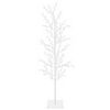 vidaXL Petit sapin de No&euml;l bouleau Blanc 150 cm Acier 360 LED