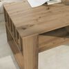 vidaXL Table basse Ch&ecirc;ne artisanal 92 x 49,5 x 45 cm Bois d'ing&eacute;nierie