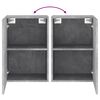 vidaXL Meubles TV muraux 2 pcs gris b&eacute;ton 40,5x30x60cm bois ing&eacute;nierie