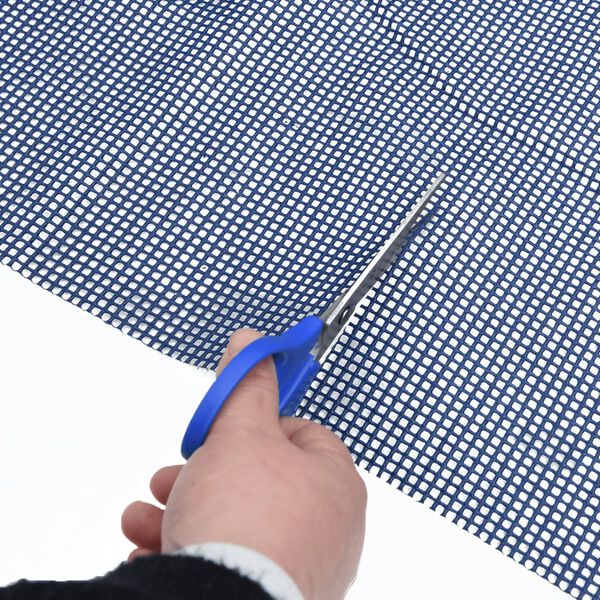 vidaXL Tapis de tente bleu 4,5x2,5 m