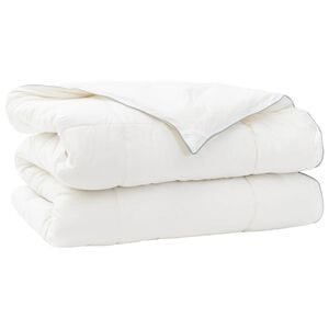 vidaXL Couette 137x200 cm Hiver 450 GSM Laine australienne Blanc