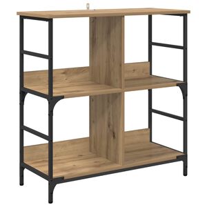 vidaXL &Eacute;tag&egrave;re ch&ecirc;ne artisanal 78.5 x 33 x 82 cm Bois d'ing&eacute;nierie