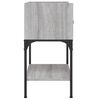 vidaXL Table de chevet sonoma gris 40,5x31x60 cm bois d'ing&eacute;nierie