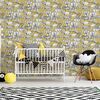 Kids at Home Papier peint Jungle Animals Jaune Ocre