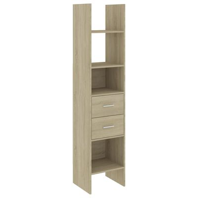 vidaXL Ensemble de bibliothèque 4 pcs Chêne sonoma Bois d'ingénierie