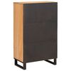 vidaXL Buffet avec porte Marron 60 x 33 x 100 cm Bois de mangue massif
