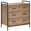 vidaXL Armoire &agrave; tiroirs Ch&ecirc;ne artisanal 70 x 39,5 x 71 cm