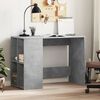 vidaXL Bureau gris b&eacute;ton 102x50x75 cm bois d'ing&eacute;nierie