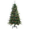 vidaXL Sapin de No&euml;l Artificiel &agrave; Branches Articul&eacute;es Vert 120 cm