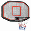 vidaXL Panneau de basket-ball Noir 109x71x3 cm Poly&eacute;thyl&egrave;ne