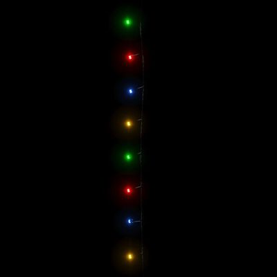 vidaXL Guirlande LED avec 600 LED Multicolore 60 m PVC
