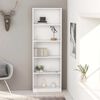 vidaXL Biblioth&egrave;que &agrave; 5 niveaux Blanc 60x24x175 cm Bois d&rsquo;ing&eacute;nierie
