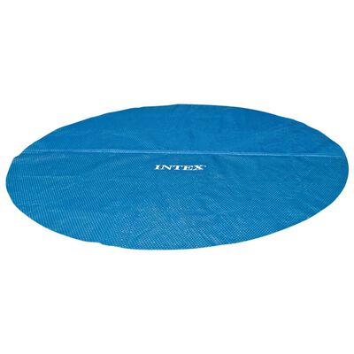 Intex Couverture solaire de piscine bleu 538 cm polyéthylène