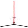 vidaXL Filet de tennis Noir et Rouge 595 x 90,5 x 87 cm Polyester