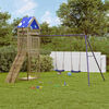 vidaXL Aire de jeux d'ext&eacute;rieur bois de pin impr&eacute;gn&eacute;