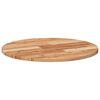 vidaXL Dessus de table rond &Oslash;60x2 cm bois massif d'acacia