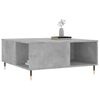 vidaXL Table basse gris b&eacute;ton 80x80x36,5 cm bois d'ing&eacute;nierie