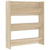 vidaXL Armoire &agrave; chaussures murale ch&ecirc;ne Sonoma bois d'ing&eacute;nierie