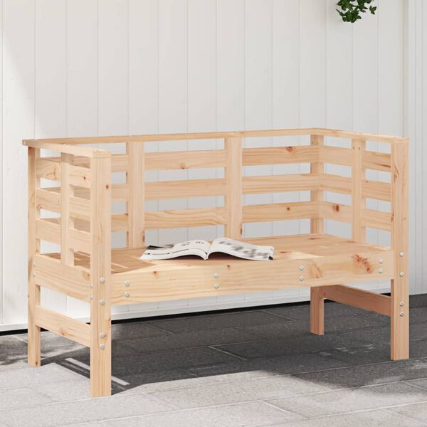 vidaXL Banc de jardin 111,5x53x71 cm bois massif de pin
