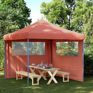 vidaXL Tente de r&eacute;ception pliable escamotable avec 2 parois lat&eacute;rales