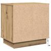 vidaXL Cabinet de chevet Ch&ecirc;ne artisanal 50 x 34,5 x 50 cm.