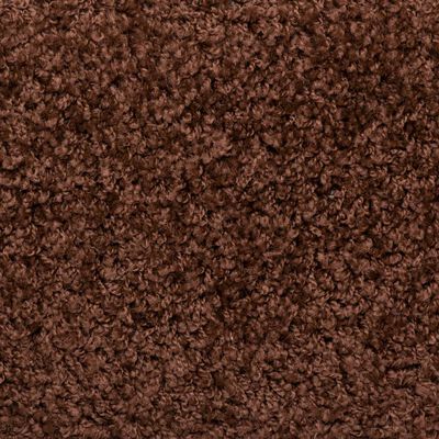 vidaXL Tapis d'escalier 10 pcs 65x21x4 cm Marron