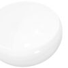 vidaXL Lavabo ronde C&eacute;ramique Blanc 40 x 15 cm