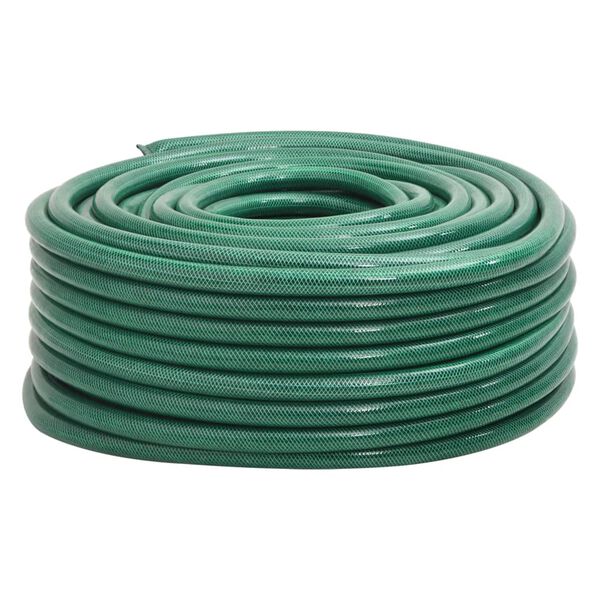 vidaXL Tuyau d'arrosage vert 1" 100 m PVC